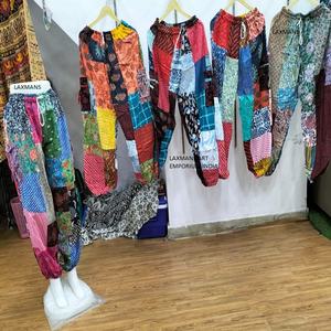 Nouveau 2025 coton Patchwork femmes pantalons Designer Yoga pantalons pour vêtements décontractés en gros de l'Inde - Product Image 1