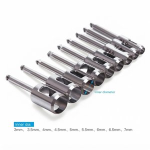 Outils dentaires pour kit de perforation tissulaire dentaire à basse vitesse, fraise à os en acier inoxydable de type long pour implant dentaire - Product Image 4