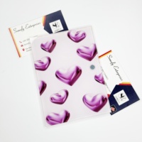 Tuiles à cils en plastique en forme de cœur de qualité supérieure, couleur personnalisée, logo personnalisé, outils professionnels pour extensions de cils
