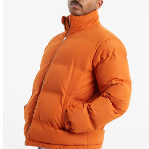 100% Nylon Puffer <b>Jacket</b> with Stand Collar Patchwork Design <b>Waterproof</b> & Hooded for <b>Winter</b>-Unisex - Product Image 4