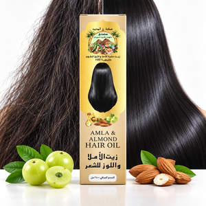 Aceite Capilar de Amla y Almendras, Fórmula Herbal Premium para el Cuidado del Cabello, Mezcla de Aceite de Almendras, Textura Ligera, Cuidado Nutritivo del Cabello, Personalizado - Product Image 6