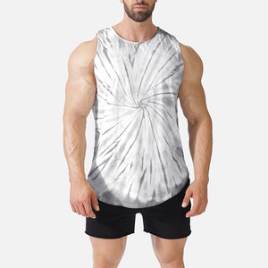 Camiseta sin Mangas para Hombre, Ajustada, Tejida, Transpirable, Elástica, para Fitness, Culturismo, Verano, Estilo Casual Urbano - Product Image 1