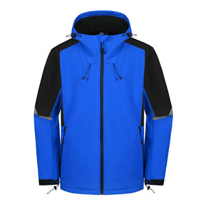 Chaqueta de Invierno con Capucha y Diseño Personalizado, de Lona Suave, Cortavientos, Impermeable, de Secado Rápido, Ligera, con Cierre Frontal y Bolsillos - Product Image 4