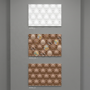Prix de gros, ciment adhésif 30x45, carreaux muraux 3D, fourniture de matériaux de construction, 300x450, décoration de la maison, couleur, carrelage extérieur - Product Image 4
