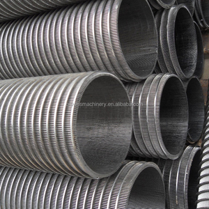 New thép không gỉ quay trống lọc cho Koi AO vít Báo Chí separator Phân lọc với Wedge Dây màn hình trommel màn hình - Product Image 4