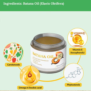 Maschera per <span class=keywords><strong>Capelli</strong></span> Secchi alla Cheratina Biologica con Olio di Batana, <span class=keywords><strong>Balsamo</strong></span> e Crema per Uomini e Donne, Idratazione, Riparazione e Ricrescita, Etichetta Privata - Product Image 2