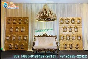 Mur de bougie de scène de réception élégant et créatif, toile de fond incroyable mur de bougie de scène de mariage, mur de bougie de scène de mariage - Product Image 3