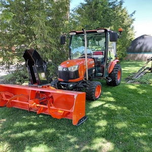 Powerful Kubota Tractor With Snow Blower Farm Grade <b>Machine</b> Built <b>For</b> Deep Snow Clearing Heavy Workload - Product Image 3