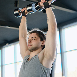 Poignées de gymnastique en cuir avec logo personnalisé, sangles de poignet réglables, coussinets de protection pour les paumes, pour la gymnastique, le CrossFit, la musculation - Product Image 5