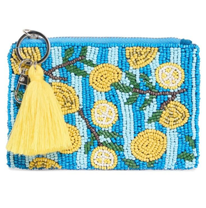 BY MULTI CRAFT Porte-monnaie promotionnel personnalisable en perles de rocaille brodées, cadeau brodé de perles ethniques fait main - Product Image 5