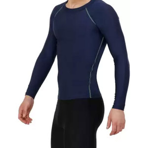 Maillot de compression léger et ajusté pour homme, couleur unie, haute qualité - Product Image 1