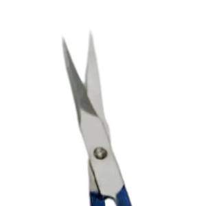 Ciseaux à manucure en acier inoxydable, lame tranchante, manche en acier, coupe-cuticules, pour nail art, pour droitiers, pour adultes, style simple - Product Image 6