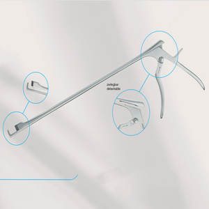 Conjunto de Instrumentos VATS |   Cortador de Costillas Vats, Tamaño 10 mm, Ancho de Corte 13 mm, Longitud de Trabajo 25 cm, Acero Inoxidable 37.5 cm - Product Image 6