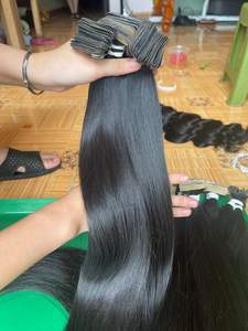 Trama única Raw Straight Raw Vietnamita Cinta humana en pelucas de cabello humano SHIP FAST EXPRESS por Cloudyhair colección para cada Dama - Product Image 5