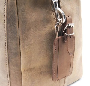 Etiquetas de Viaje de Cuero de Grado Industrial, Venta al por Mayor, Etiquetas de Cuero Genuino para Agencias de Viajes LTG-0350 - Product Image 1