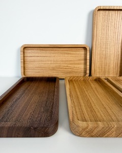 Plateau de service en bois artisanal, durable, facile à nettoyer, finition naturelle, pour la restauration, service alimentaire pour hôtel, restaurant - Product Image 5