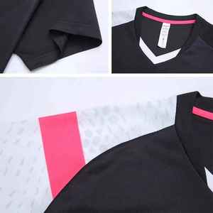 Uniforme de tennis pour homme de haute qualité, sur mesure, manches courtes, respirant, extensible dans 4 directions, respectueux de l'environnement, logo imprimé numériquement sur le devant - Product Image 3