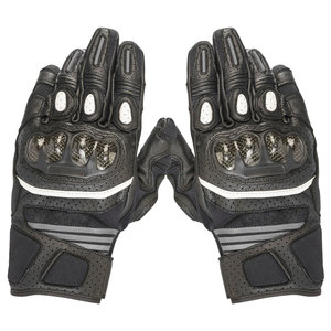Gants de protection pour moto en fibre de carbone, mitaines de course en cuir, résistantes aux chocs, pour sports de plein air - Product Image 5