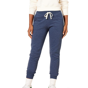 Pantalon de jogging en molleton respirant pour femme, coupe droite, doux et chaud, décontracté, pour l'hiver, style sportswear - Product Image 1