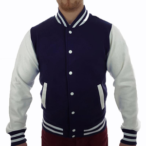 <b>Top</b> Trending Varsity Jacket Men Bomber Jackets Embroidery Leather Sleeves Custom Baseball Letterman Varsity Jacket - Product Image 3