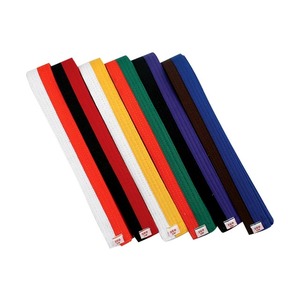 Unisex High Quality 100% Cotton Kung Fu Martial Arts Belt Customizable Karate BJJ Judo Taekwondo Rank Belts - Product Image 5