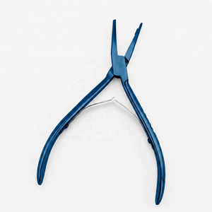 Nouvelles pinces à micro-anneaux pour extensions capillaires, style 2026, réutilisables, en acier inoxydable, à pointe carrée, marque personnalisée TEEJAY - Product Image 3