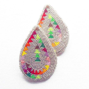 Bordado de Cuentas en Forma de Mariposa, Algodón con Cuentas, Ligero, Clásico, Hecho a Mano, Personalizable por MULTI CRAFT - Product Image 4