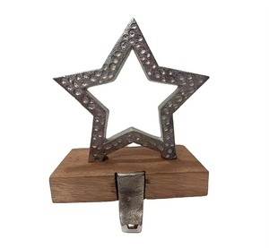 Decorative Holiday <b>Stocking</b> <b>Holder</b> Luxury Metal Craft for Festive Arrangements - Product Image 5