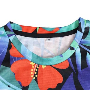 T-shirt respirant et anti-transpiration, sublimé, imprimé uni, style mixte, pour l'entraînement sportif et la gym - Product Image 5