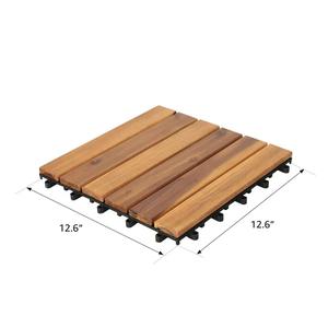 Baldosas y Tablas de Madera de Acacia Vietnamita para Exteriores, Antideslizantes, Impermeables y Encajables - Product Image 1