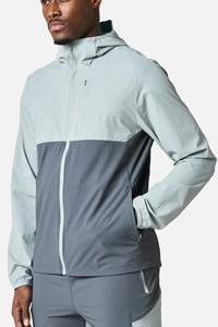 Wholesale Grey <b>Men</b>’s Windbreaker Set Lightweight Quick Dry Waterproof <b>Men's</b> Running <b>Jacket</b> & Shorts Set <b>Summer</b> Tracksuit set - Product Image 6