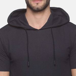 Camisetas con Capucha Bordadas de Diseño Personalizado de Primera Calidad para Hombre, 100% Algodón, Secado Rápido, Ajuste Cómodo, para Exteriores, Más Vendidas - Product Image 4