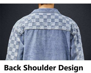 Chaqueta Vaquera de Manga Larga 100% Algodón Hecha a Medida, Chaqueta Vaquera Personalizada para Hombre, Ropa de Invierno - Product Image 6