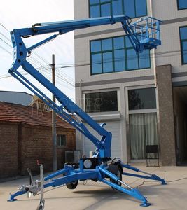 Nacelle élévatrice électrique à vendre à prix réduit avec levage fluide pour travaux d'entretien intérieur et extérieur - Product Image 1