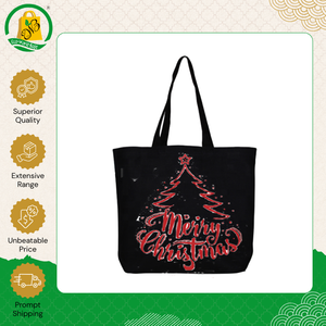 Widely Used Good Quality Women New Fashion Customized Printed Biodegradable Cotton Canvas Shopping <b>Bags</b> for Christmas <b>Gift</b> - Product Image 3