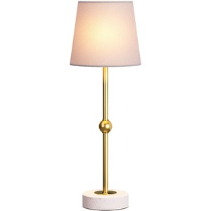 Lámpara de Mesa Minimalista de Latón con Acabado Mate para Dormitorio Moderno y Espacio de Trabajo - Product Image 6