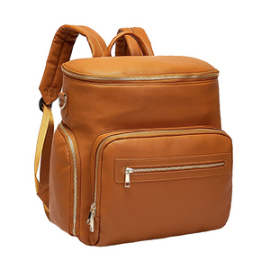 <b>Large</b> Capacity Genuine Leather Diaper <b>Bag</b> Multifunctional Baby <b>Changing</b> <b>Bag</b> Waterproof Travel Organizer Tote <b>Bag</b> for Parents - Product Image 6