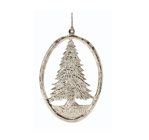 Adorno Colgante Metálico Premium para Árbol de Navidad, Decoración Festiva para el Hogar, Fiestas y Celebraciones - Product Image 3