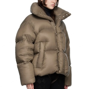 Veste d'hiver rembourrée en duvet, veste matelassée surdimensionnée en duvet pour femmes et filles - Product Image 3