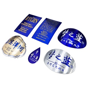 Pegatinas Adhesivas Metálicas Impermeables Personalizables con Logotipo, Formas y Tamaños a Medida para Marca Empresarial, Decoración del Hogar y Proyectos de Manualidades - Product Image 2