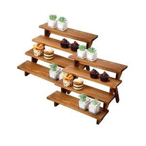 Handmade Wooden <b>Cupcake</b> <b>Stand</b> Natural Rustic Dessert Display Holder for Birthday Wedding Party and Event Decor - Product Image 1