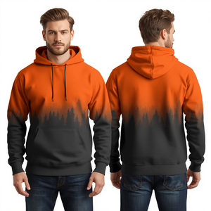 Sweat à capuche en coton imprimé pour homme, décontracté, graphique, mode, pull-over, vêtement confortable de qualité supérieure, à porter au quotidien - Product Image 1
