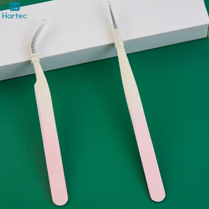 High Precision Volume & Isolation Tweezers Beauty Tools For Eyelash Extensions Wholesale Custom Printed Gold Lash Tweezers - Product Image 4