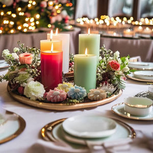 Bougie Cactus : Option de décoration pour la maison, mariages, Noël, Pâques, anniversaires et Saint-Valentin - Product Image 3