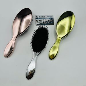 Brosse à cheveux massante à coussin d'air en nylon et poils de sanglier électroplaqués, personnalisable avec logo, haute qualité, pour extensions capillaires, service OEM - Offre Spéciale - Product Image 1