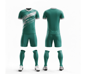 Tenues de football sublimées – Kits personnalisés pour équipes |   Tailles pour hommes, femmes et jeunes |   Vêtements de sport légers et à séchage rapide - Product Image 2