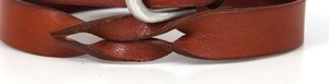Cinturón de Cuero Genuino de Vaca Marrón, Estilo Casual y Moderno, Correa Ancha de Alta Calidad, Hebilla de Aleación Resistente, Aspecto Sólido y Elegante - Product Image 4