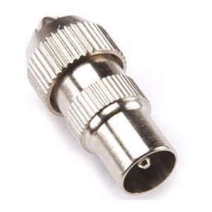 Connecteur Adaptateur Coaxial Femelle, Rallonge Cylindrique Coaxiale Droite Nickelée, Emboîteur de Jack RF, Pack - Product Image 1