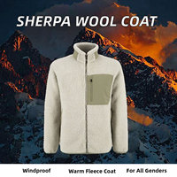 Chaqueta de Forro Polar con Cuello Alto Personalizable al por Mayor, con Cierre Frontal y Logotipo, Diseño Casual de Pana para Hombre y Mujer, Cálida para Invierno