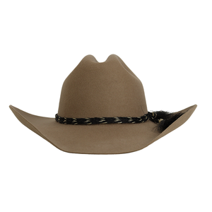 Chapeau de cowboy rayé en laine bleu clair imprimé par sublimation, unisexe, adulte, décontracté, plage, printemps, été, respirant, coupe-vent - Product Image 5